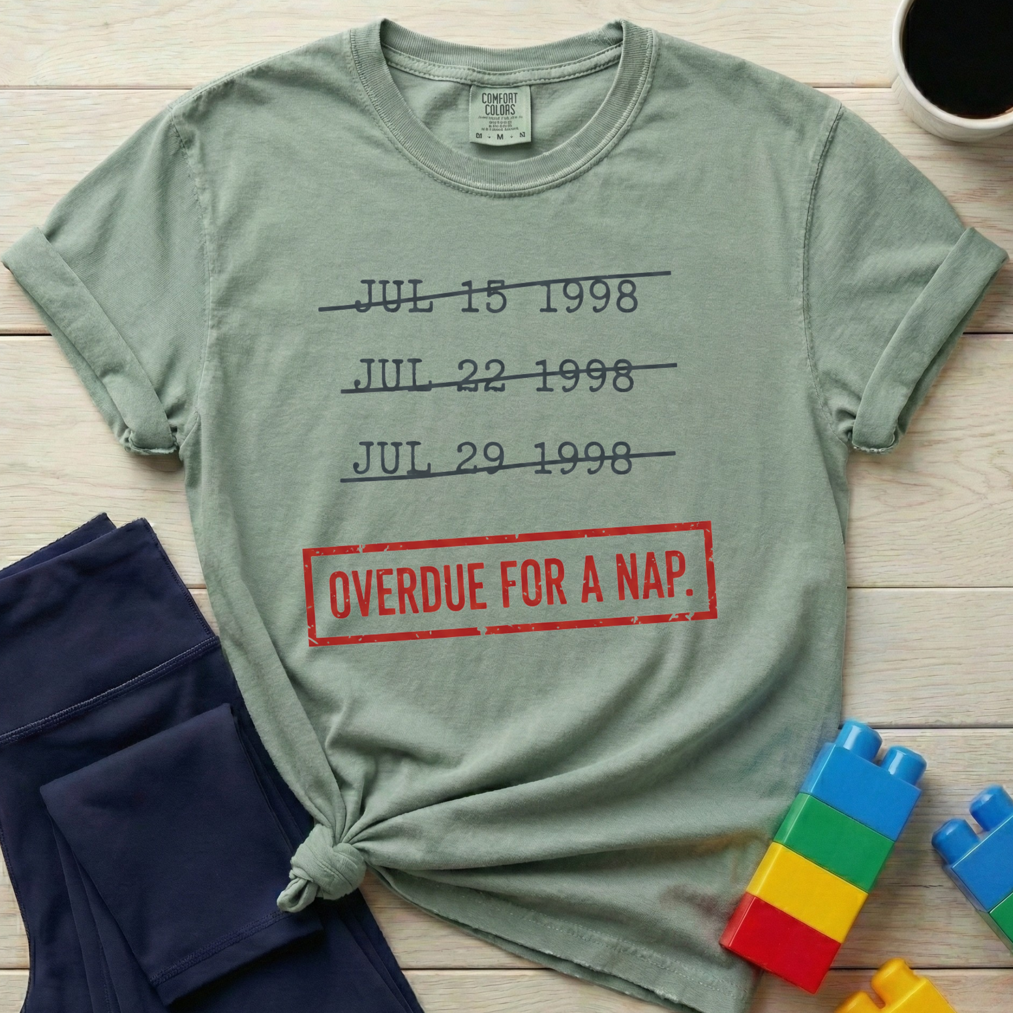 Overdue For A Nap Since 1998 T-shirt
