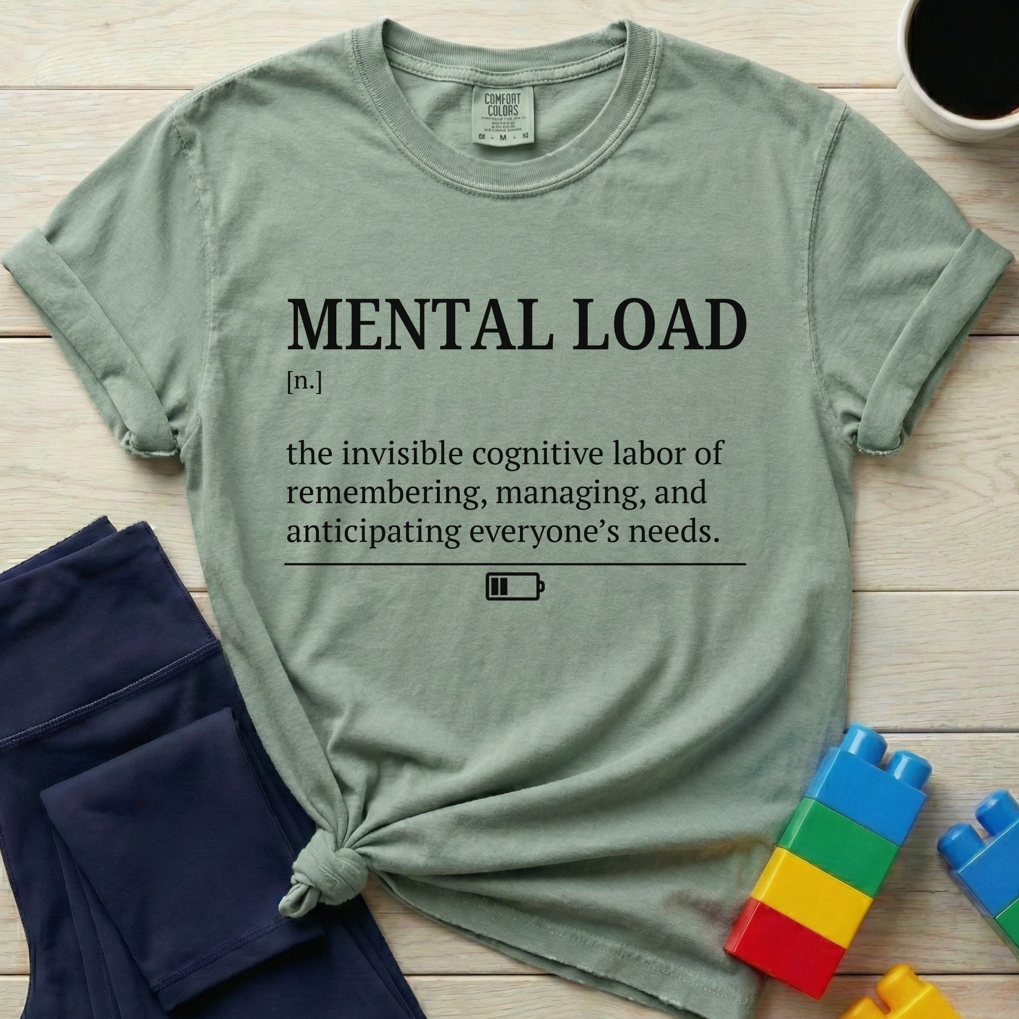 Mental Load Definition T-shirt