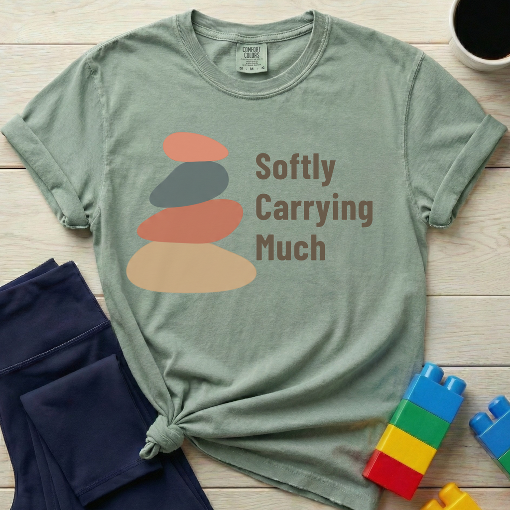Softly Carrying Much T-shirt