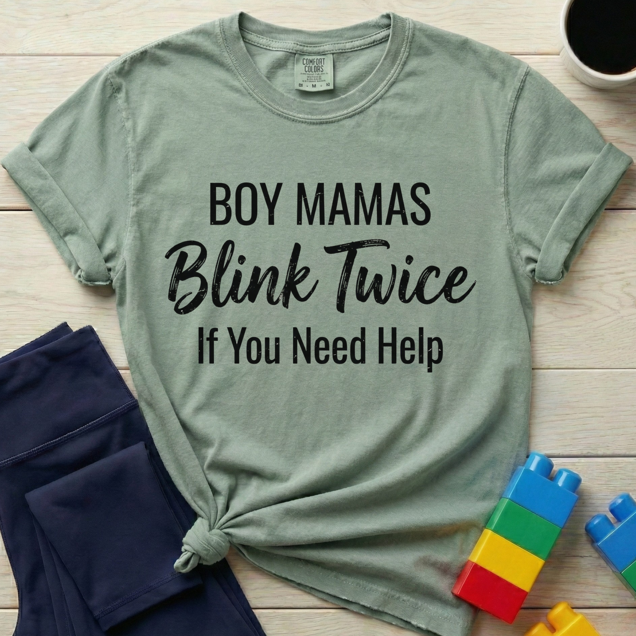 Boy Mamas Blink Twice T-Shirt