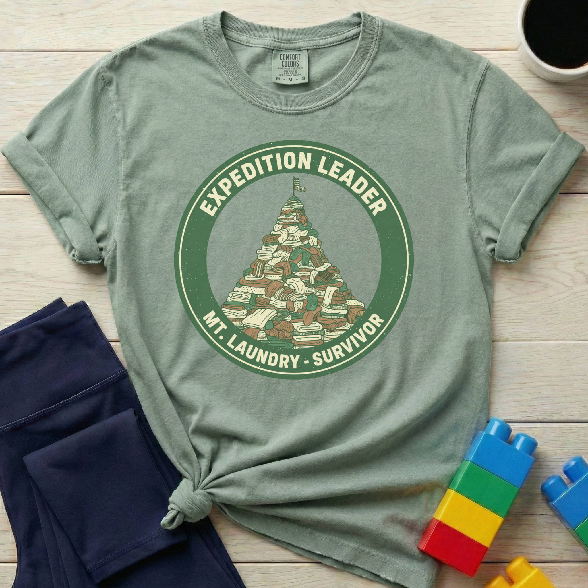 Expedition Leader Mt Laundry Survivor T-shirt