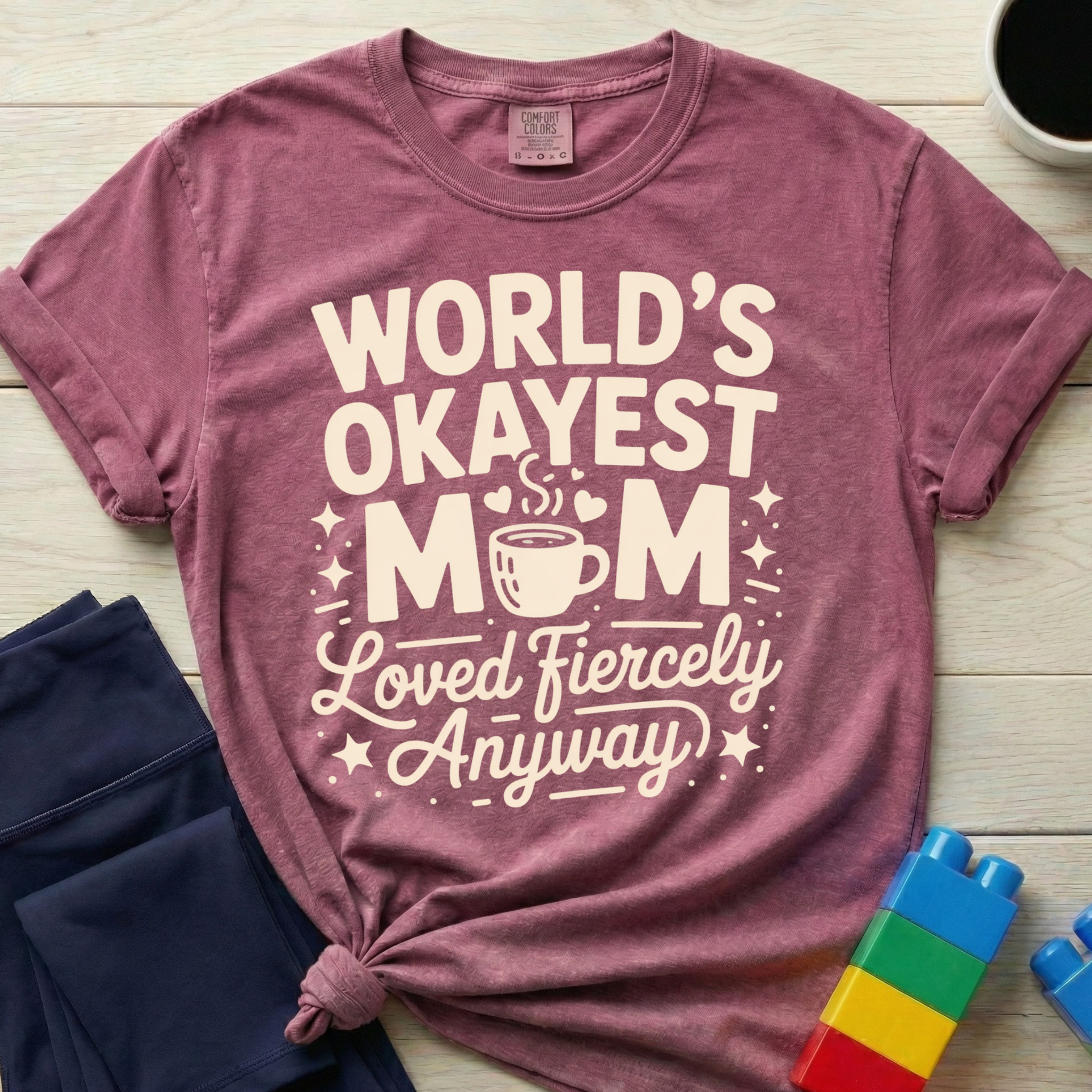 World's Okayest Mom T-shirt
