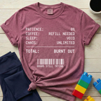 Mom Total Burnt Out T-shirt