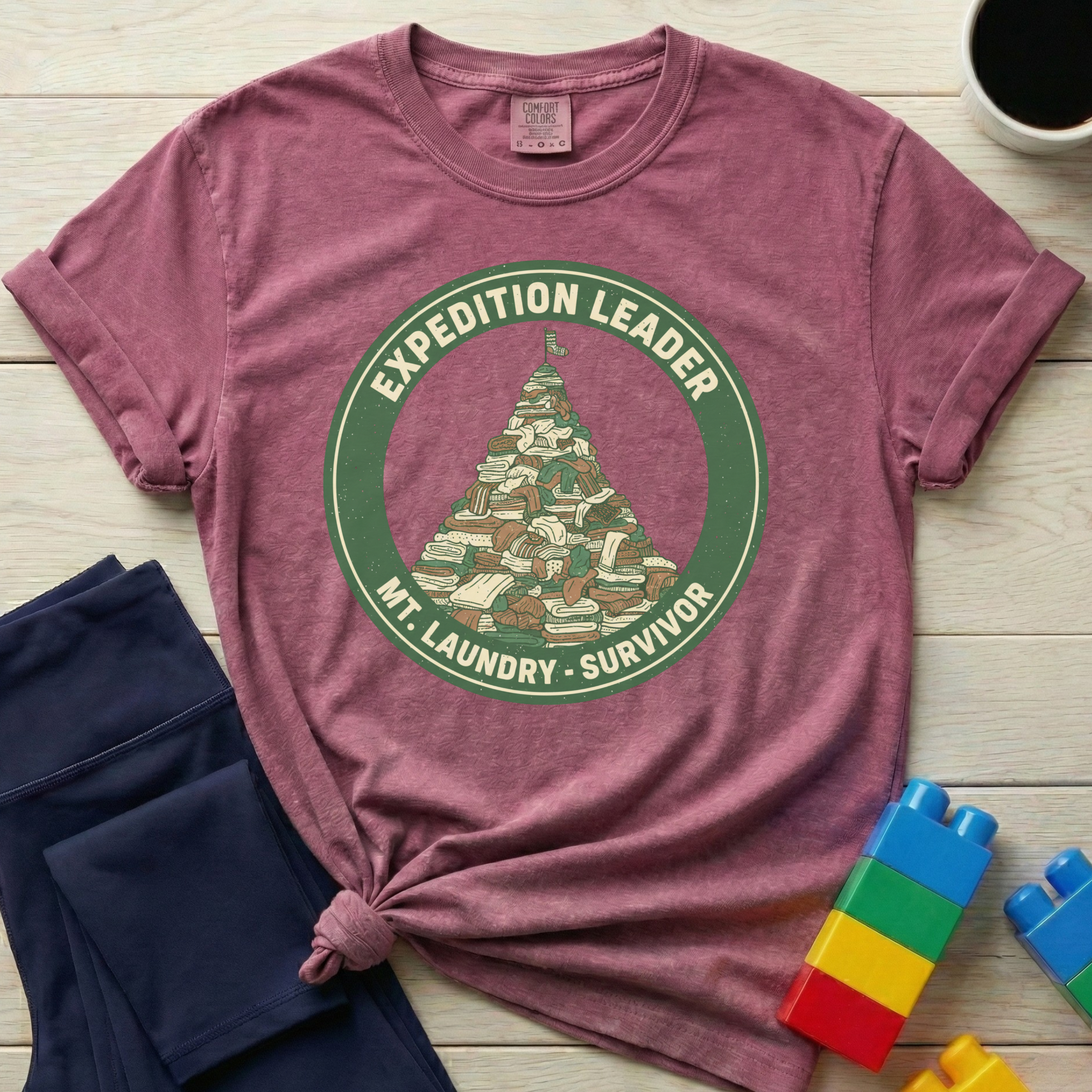 Expedition Leader Mt Laundry Survivor T-shirt