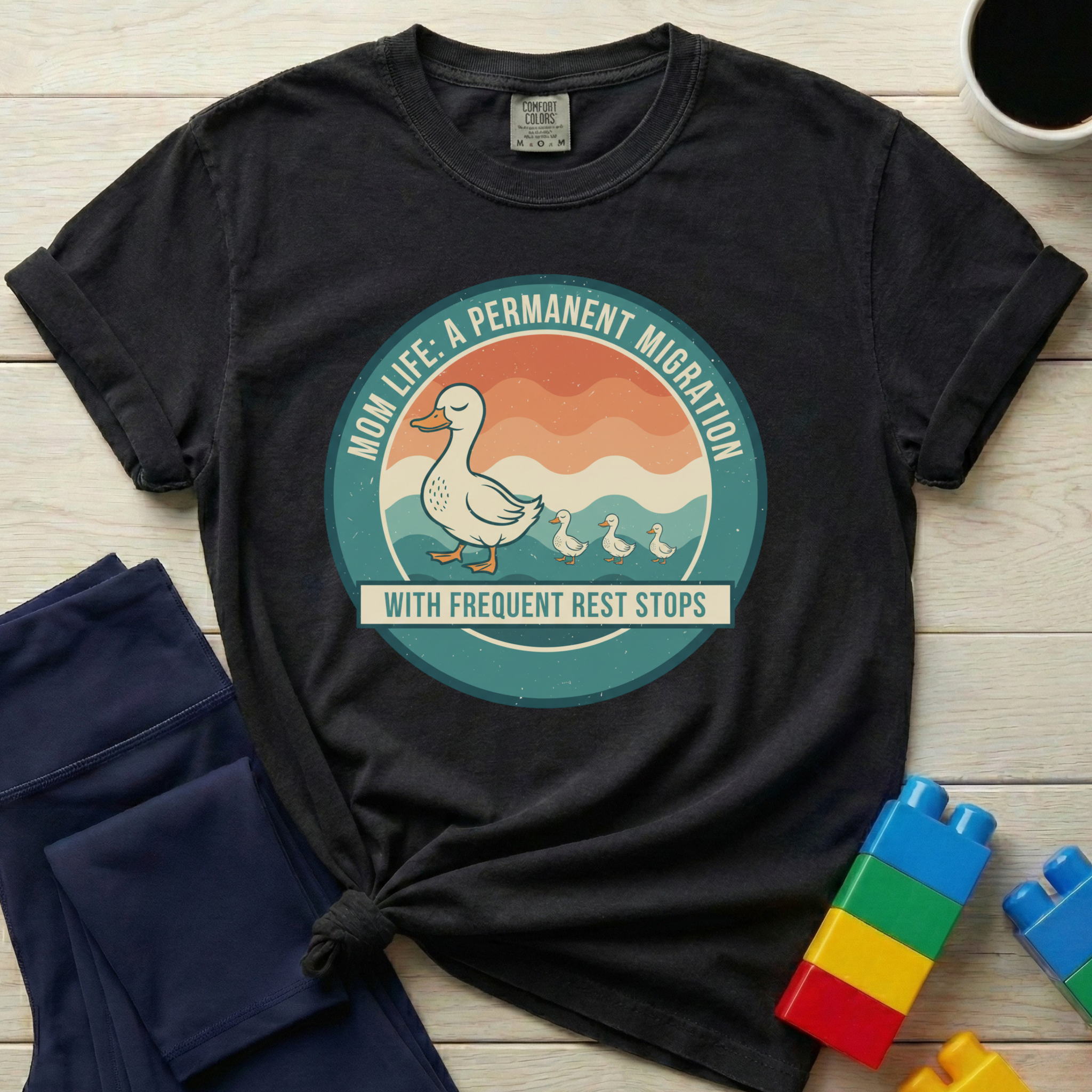 Mom Life Permanent Migration T-shirt