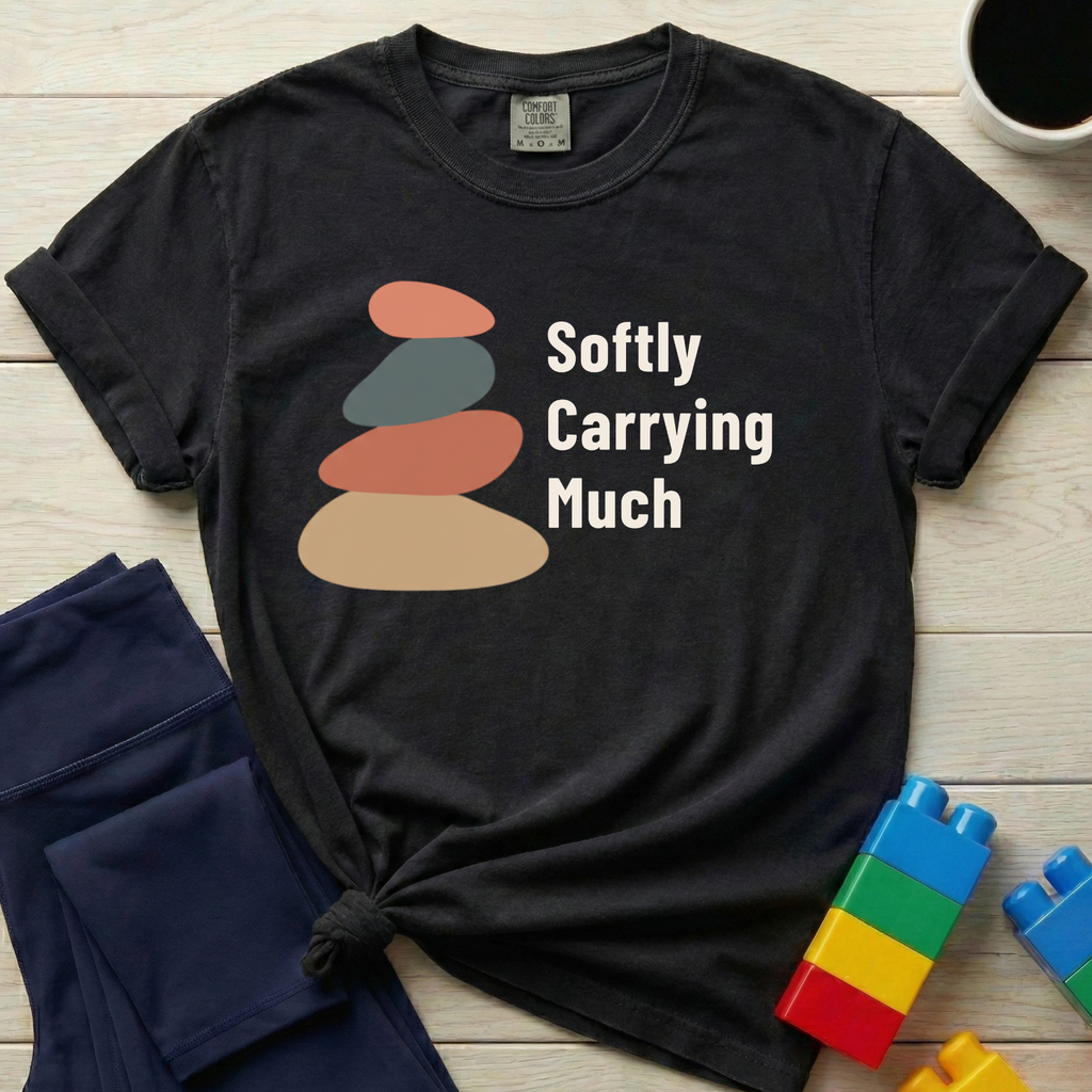 Softly Carrying Much T-shirt