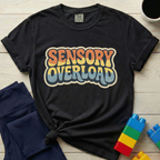 Sensory Overload Retro Vintage T-shirt