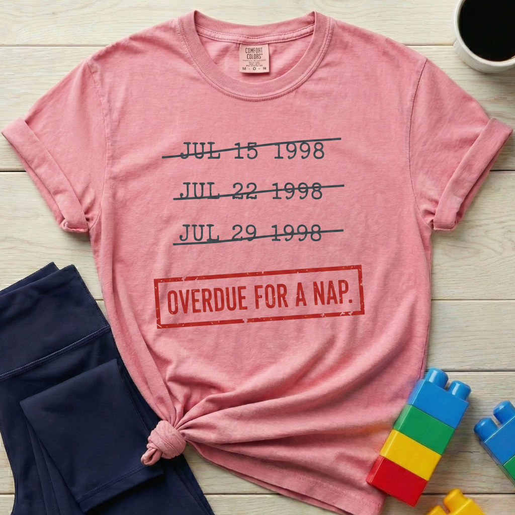 Overdue For A Nap Since 1998 T-shirt