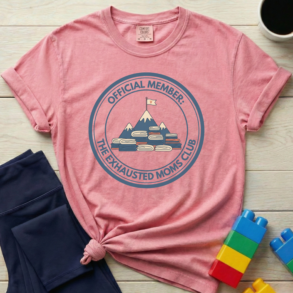 Official Member Exhausted Moms Club T-shirt