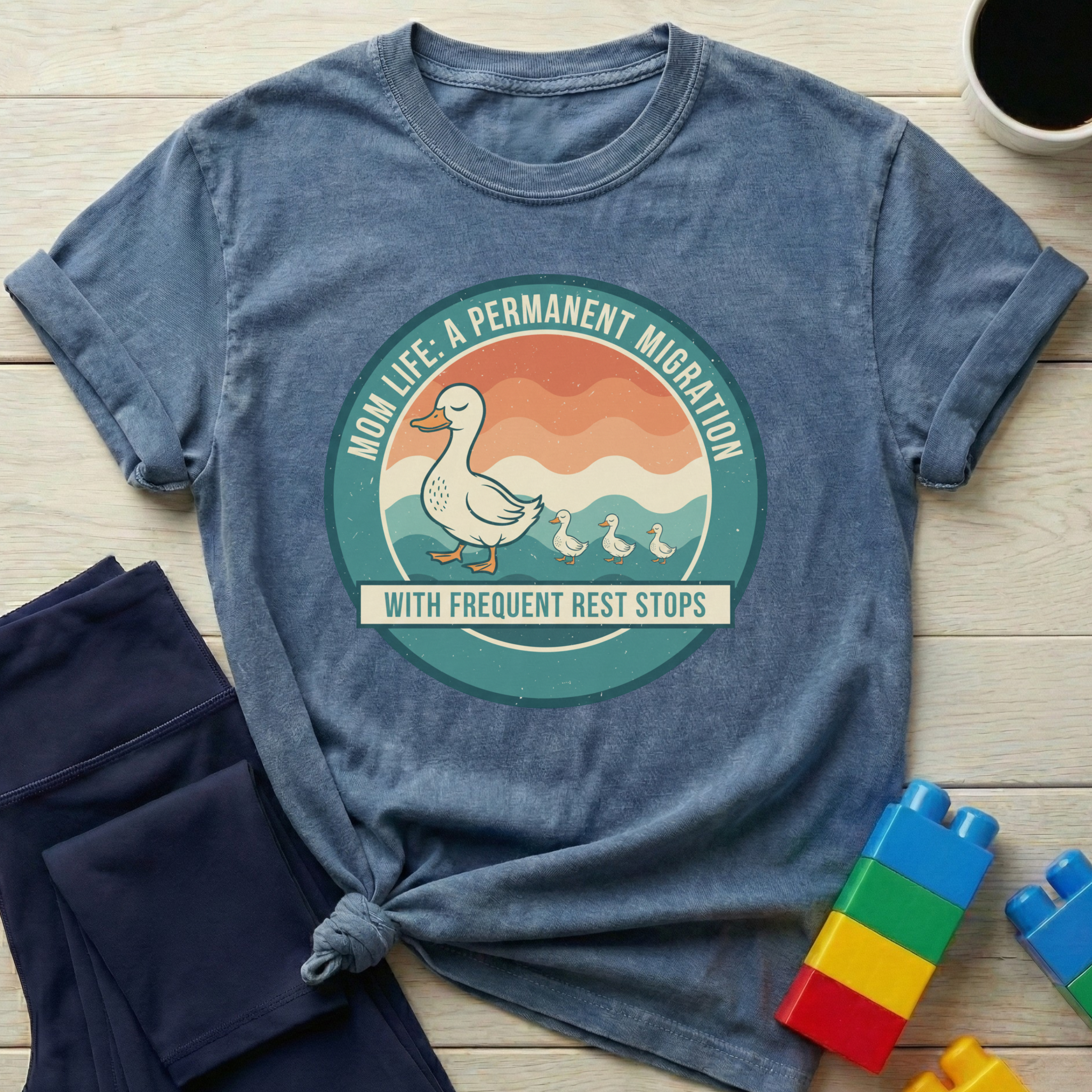 Mom Life Permanent Migration T-shirt