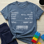 Mom Total Burnt Out T-shirt