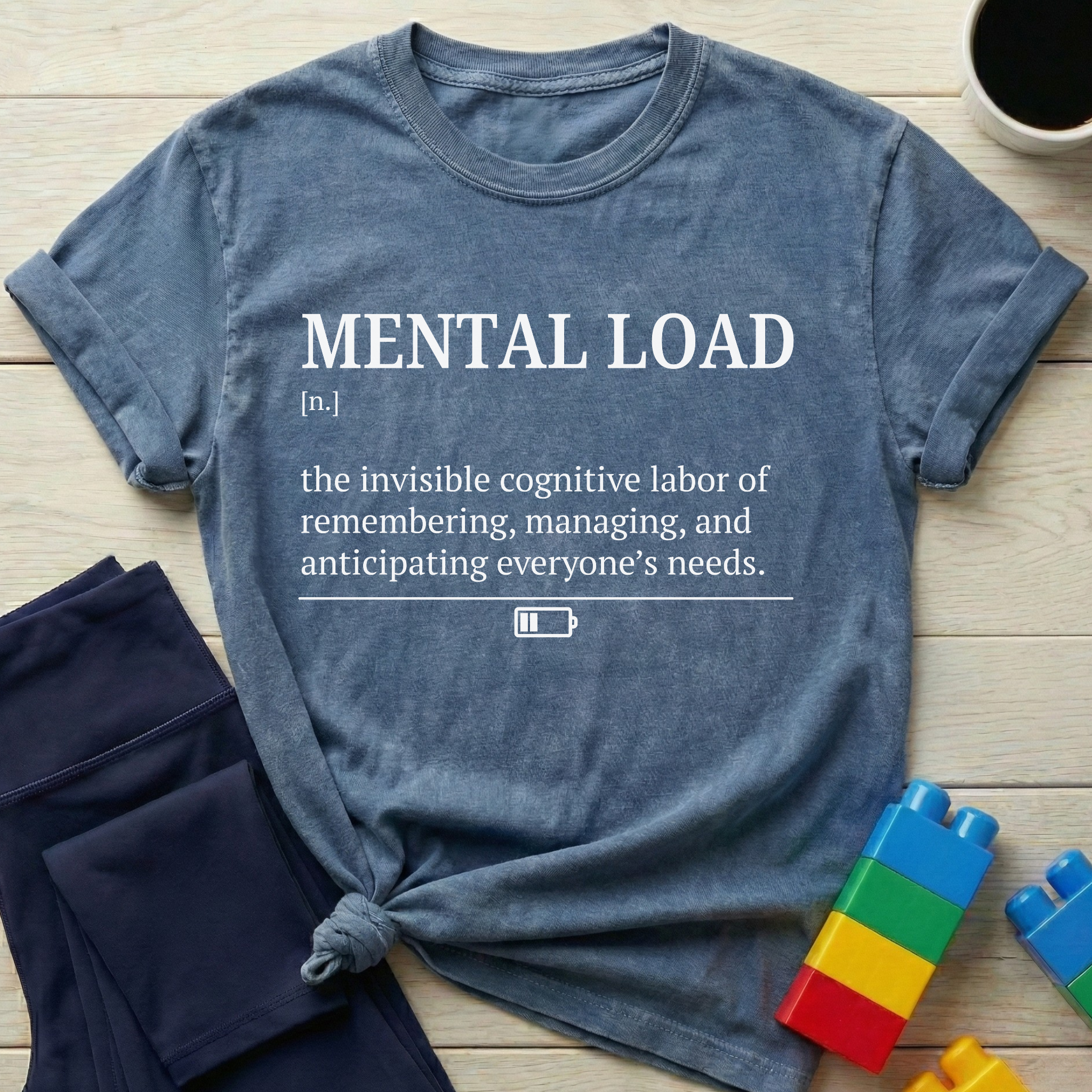 Mental Load Definition T-shirt