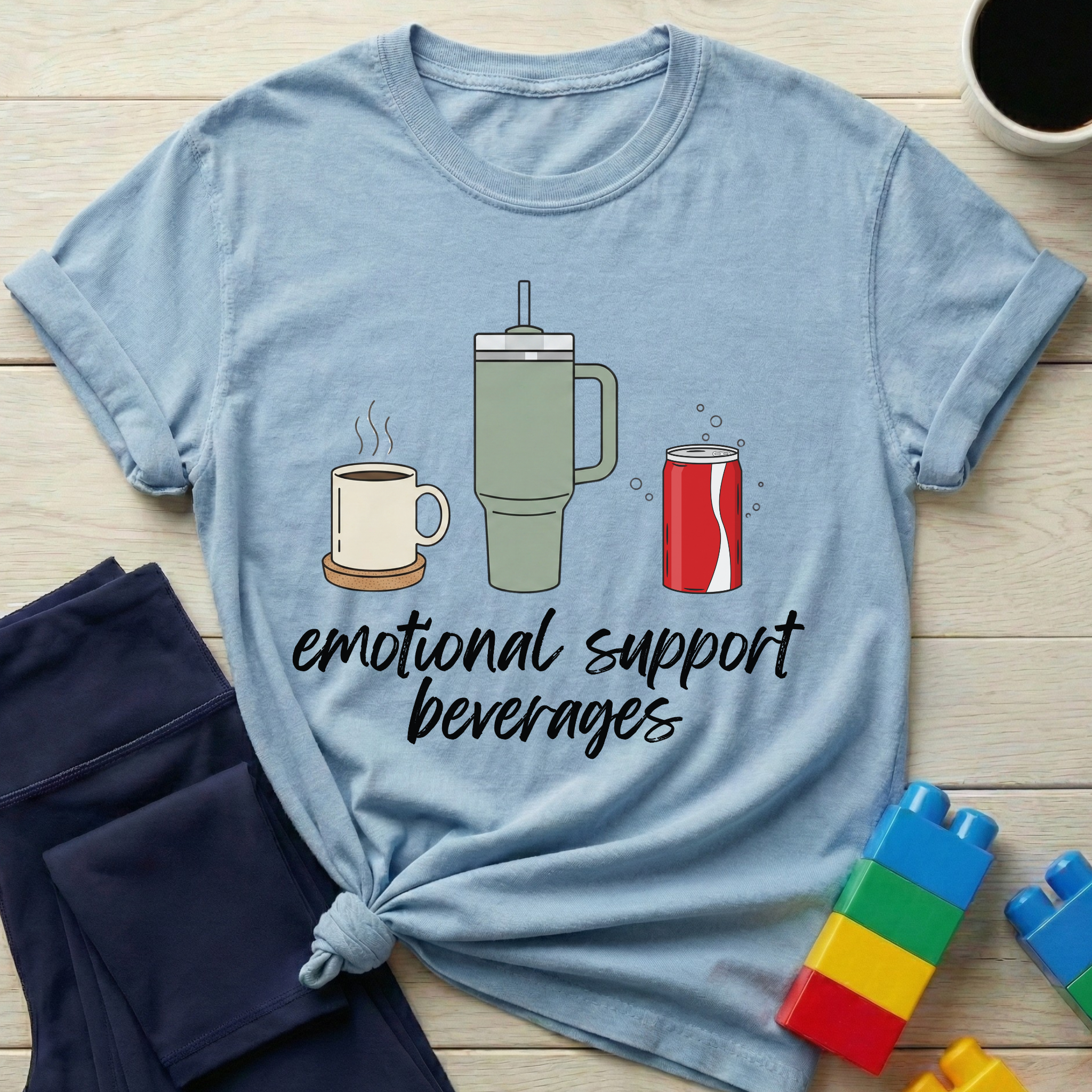 Emotional Support Beverages T-shirt