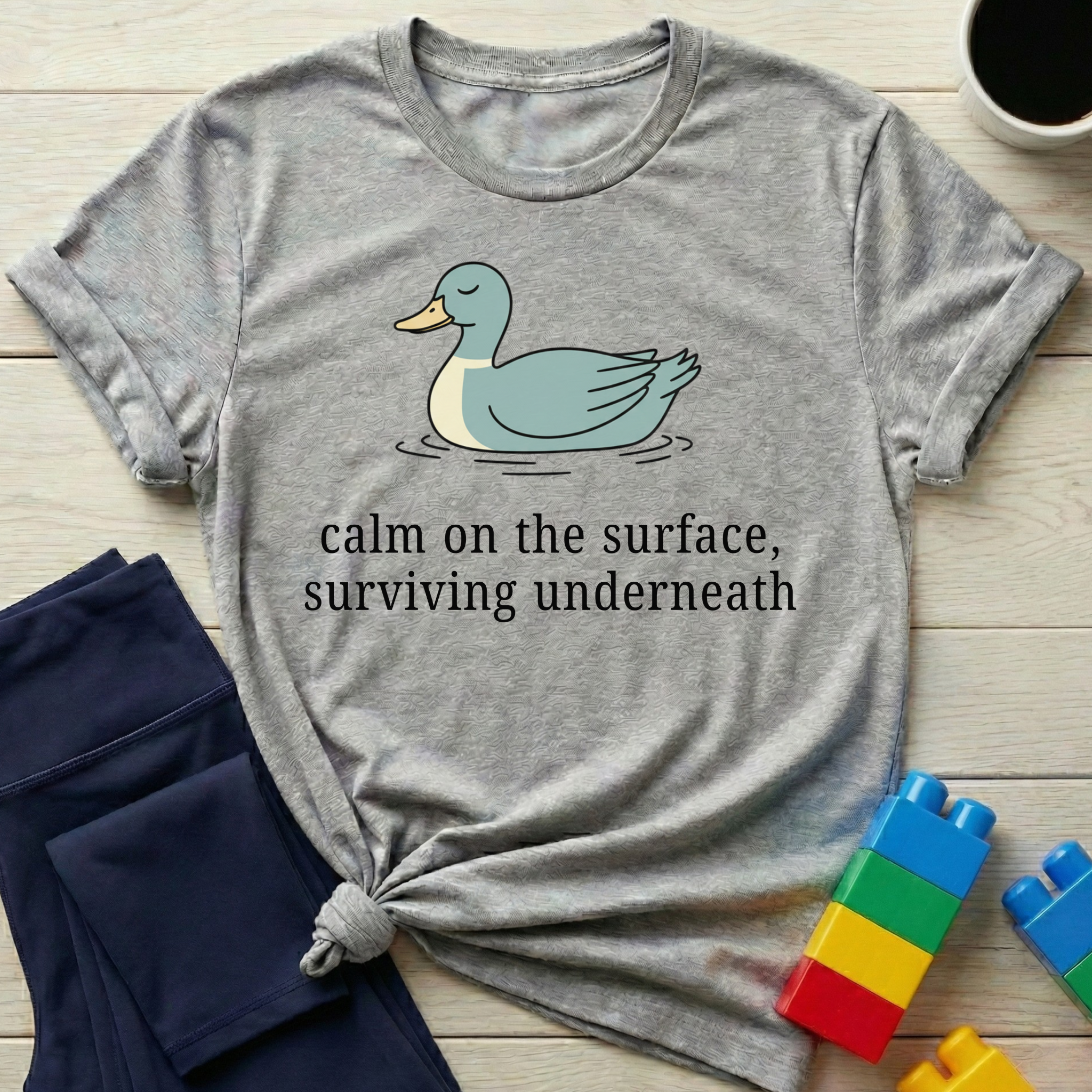 Calm On The Surface Surviving Underneath T-shirt