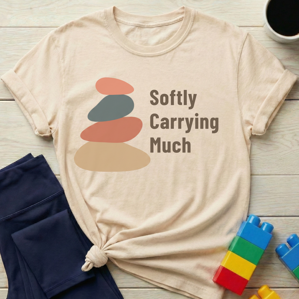 Softly Carrying Much T-shirt