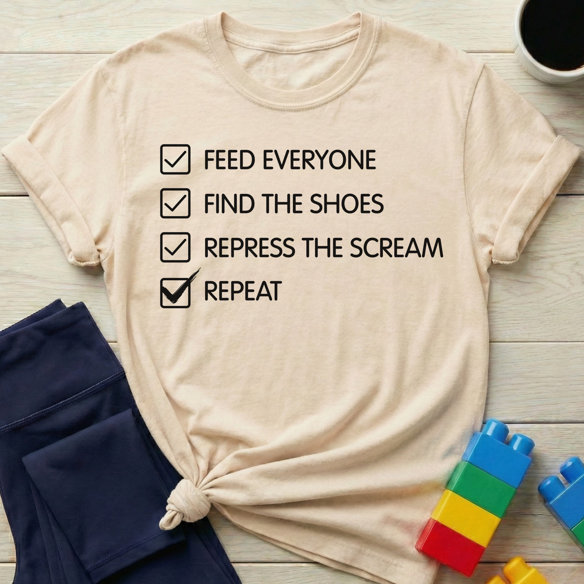 Feed Everyone Find The Shoes T-shirt