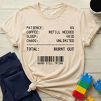 Mom Total Burnt Out T-shirt