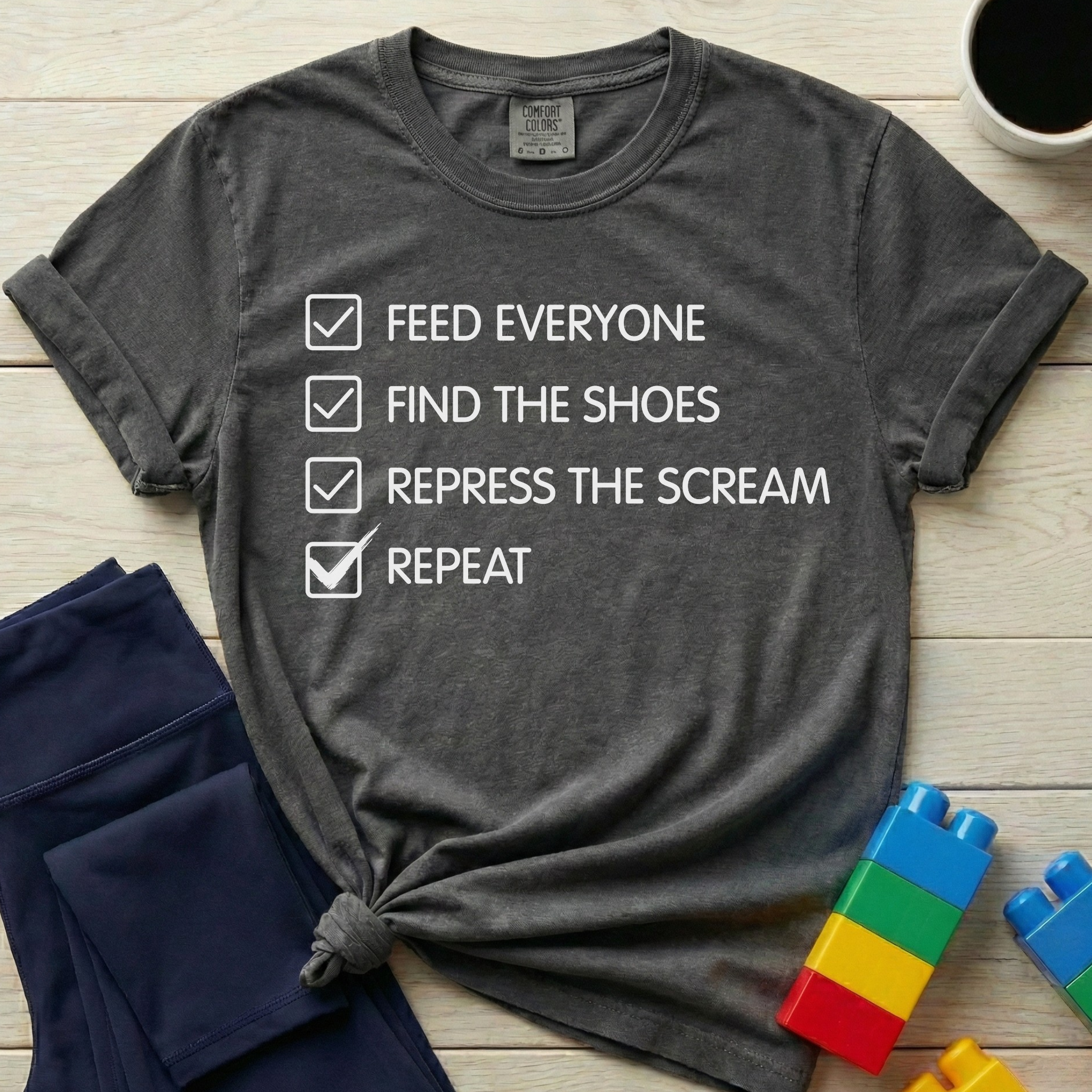 Feed Everyone Find The Shoes T-shirt