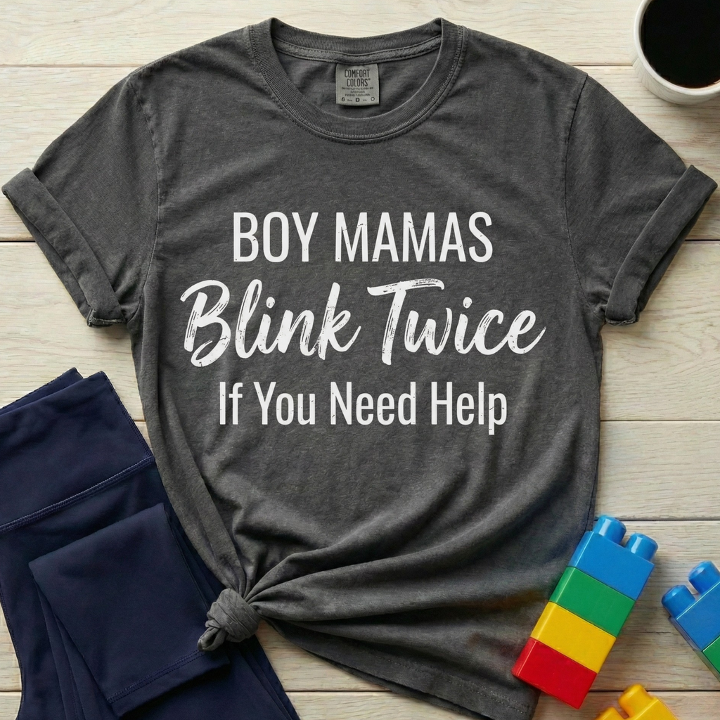 Boy Mamas Blink Twice T-Shirt