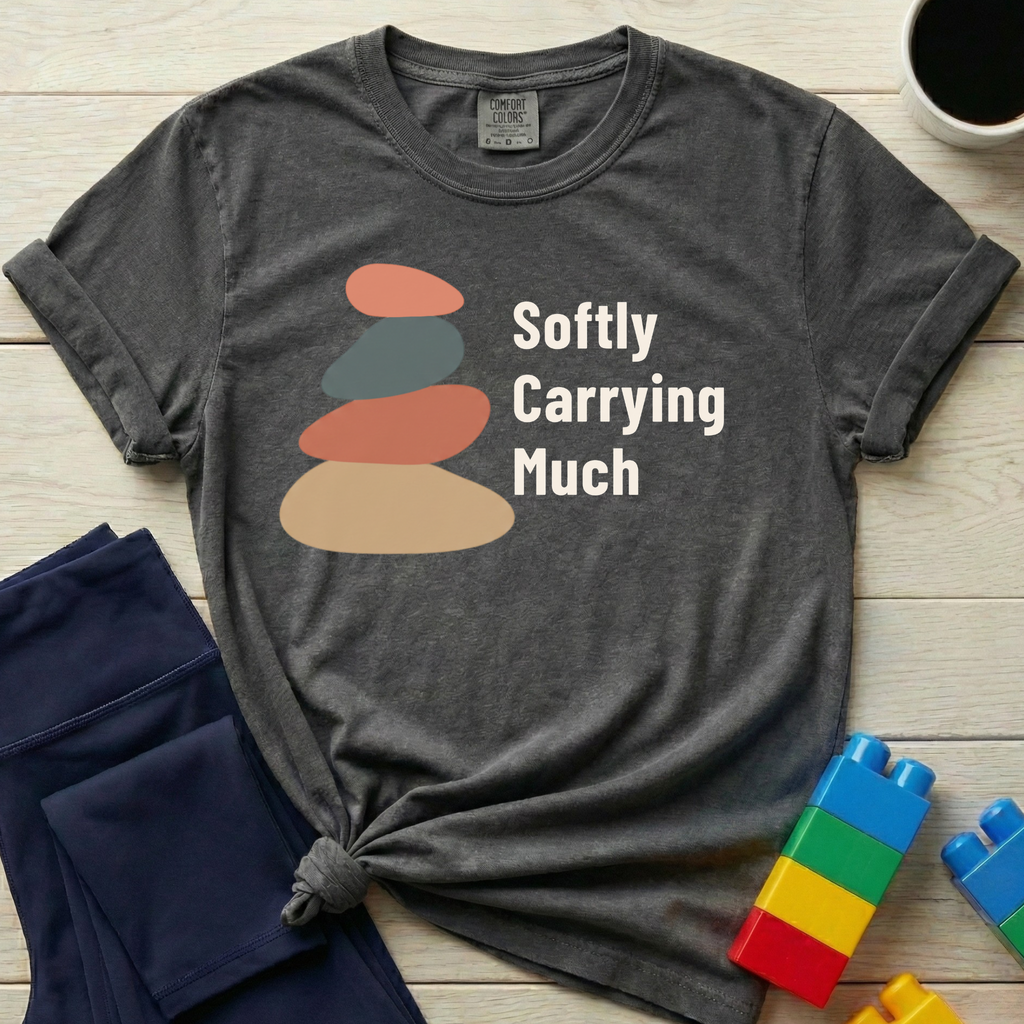 Softly Carrying Much T-shirt