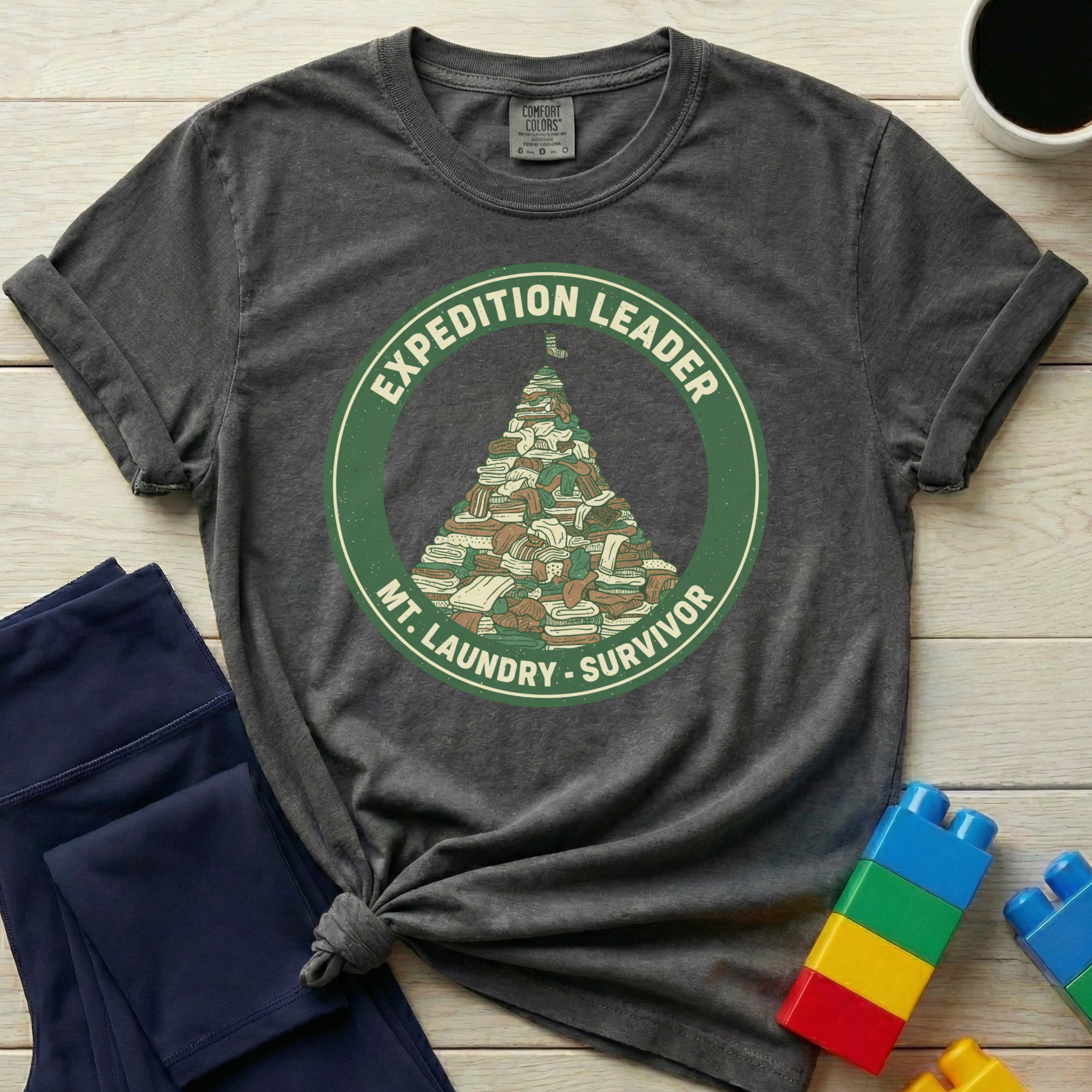 Expedition Leader Mt Laundry Survivor T-shirt