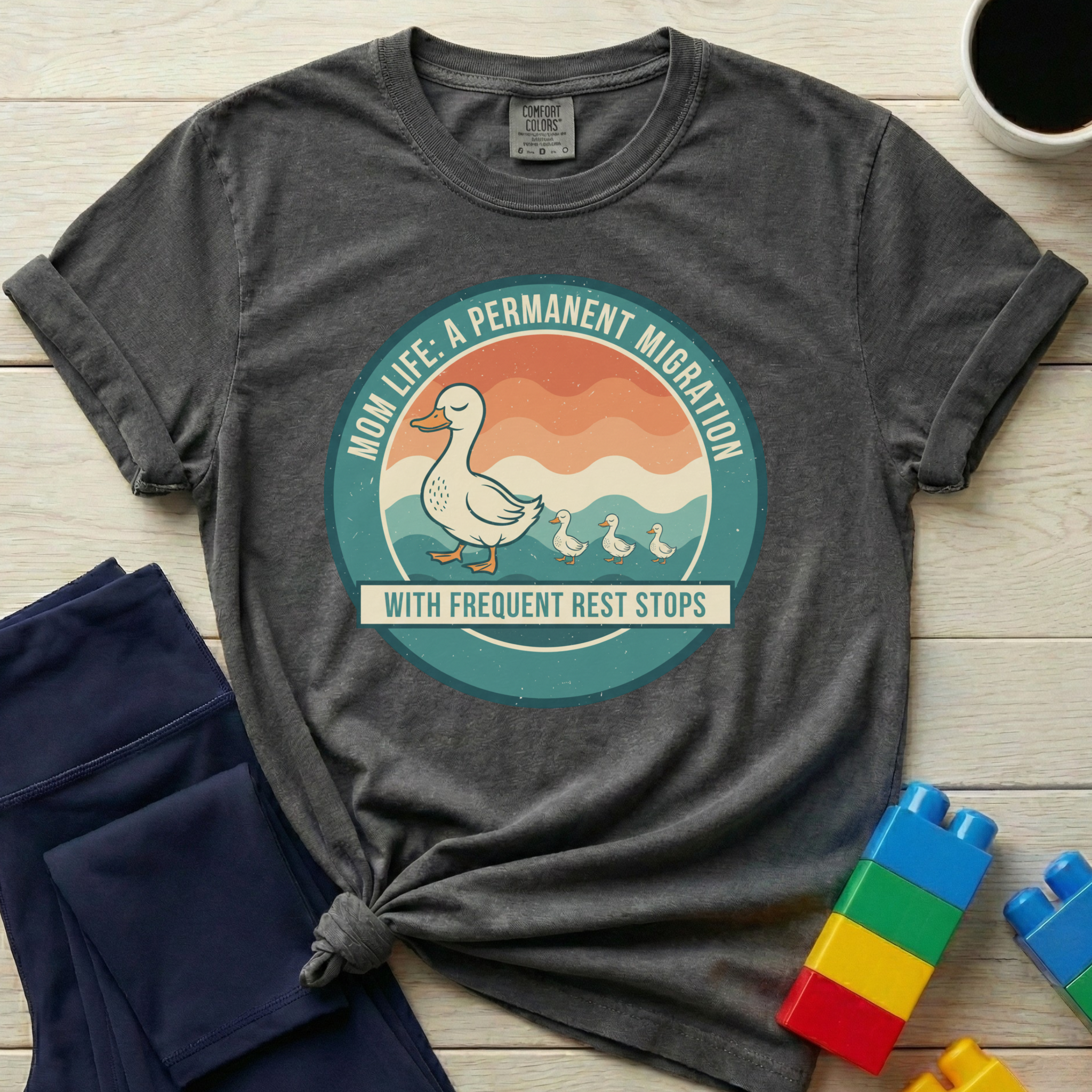 Mom Life Permanent Migration T-shirt