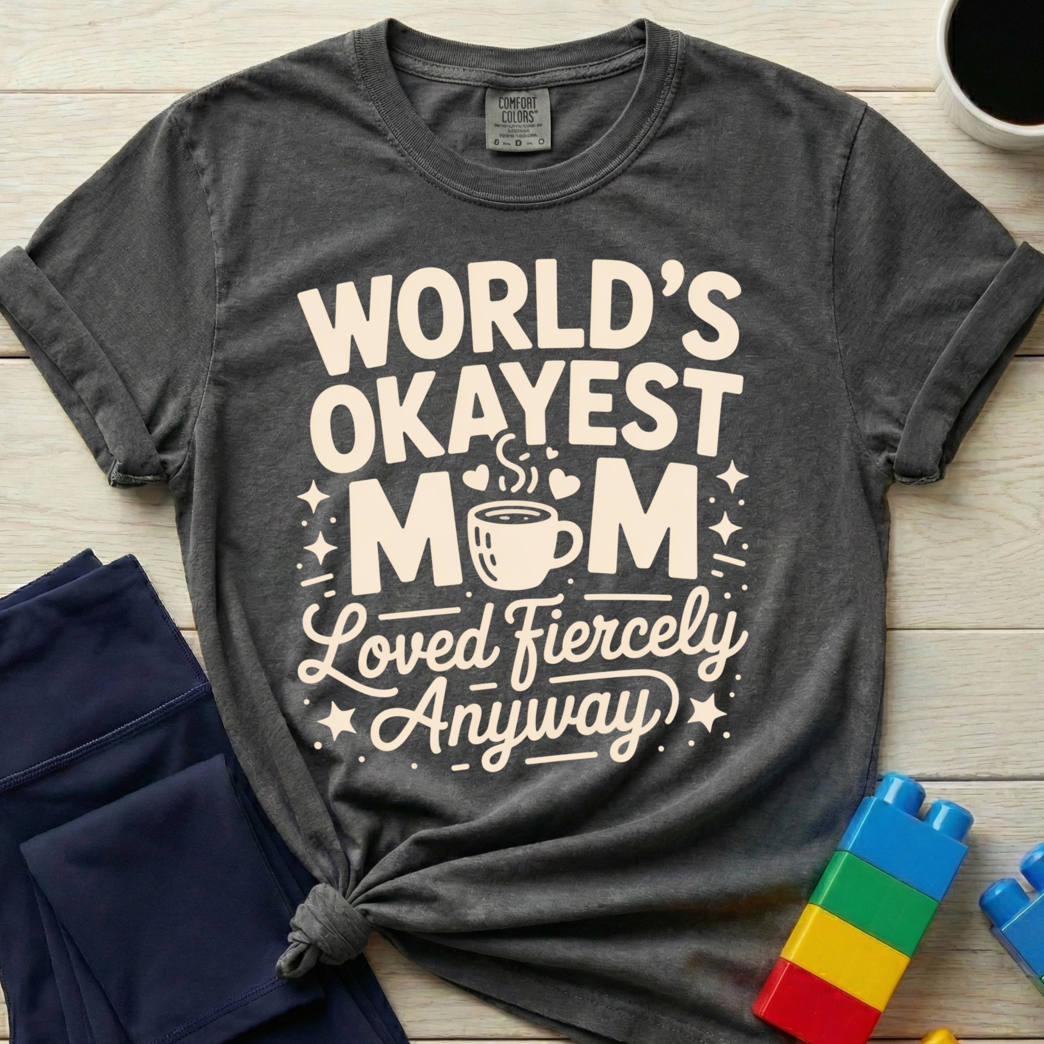 World's Okayest Mom T-shirt