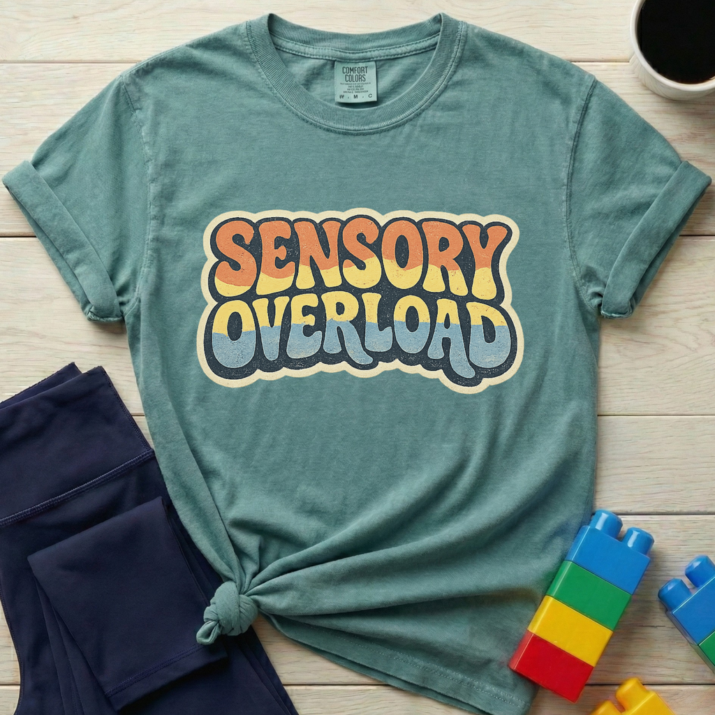 Sensory Overload Retro Vintage T-shirt