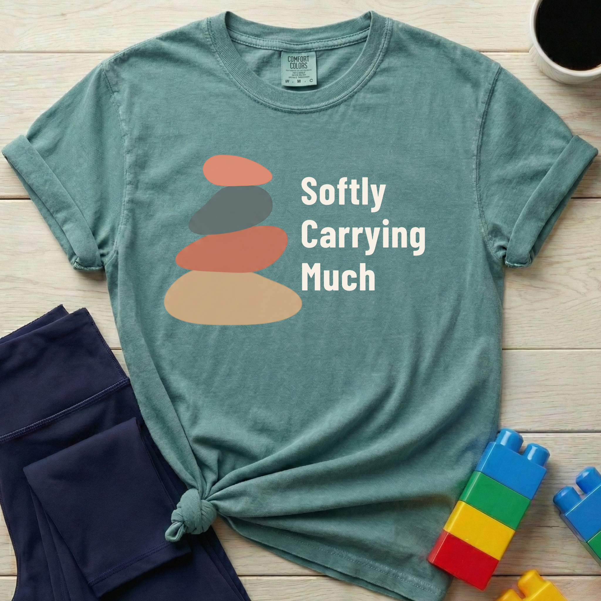 Softly Carrying Much T-shirt