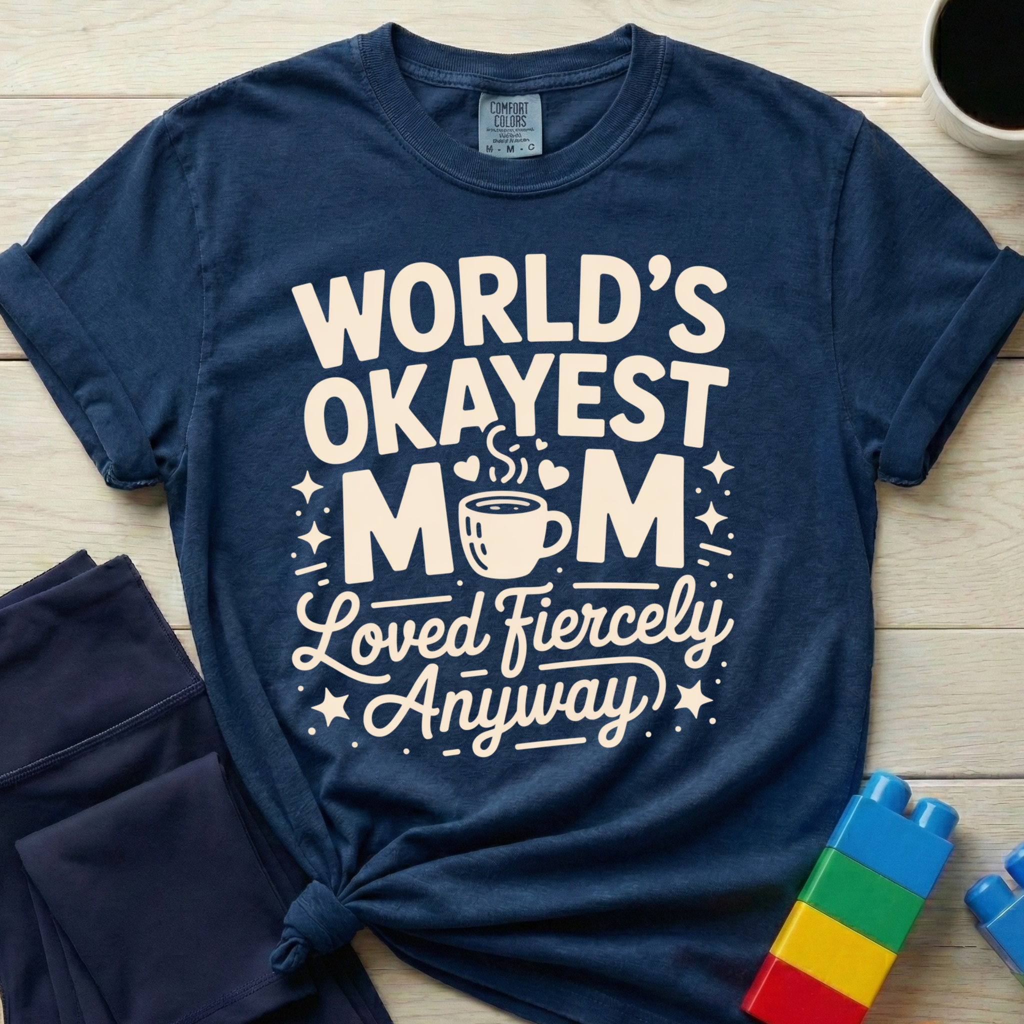 World's Okayest Mom T-shirt