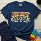 Sensory Overload Retro Vintage T-shirt