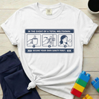 Mom Total Meltdown Safety Card T-shirt