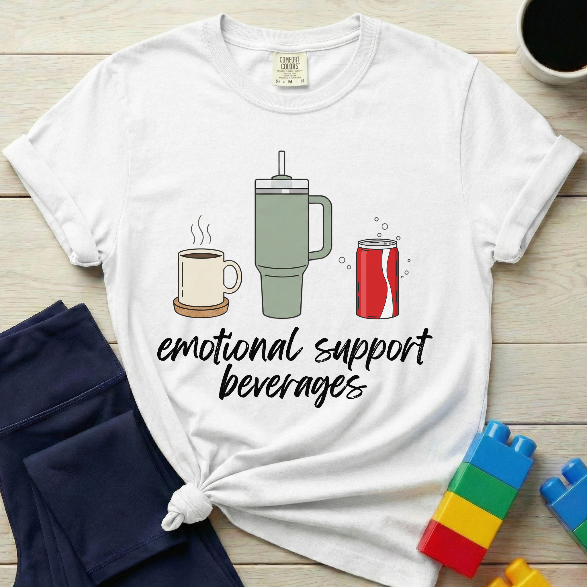 Emotional Support Beverages T-shirt