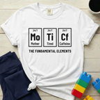 Mother Tired Caffeine, Mom Elements T-shirt