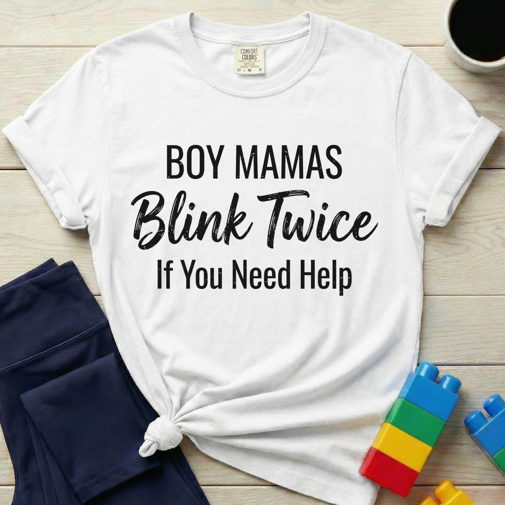 Boy Mamas Blink Twice T-Shirt