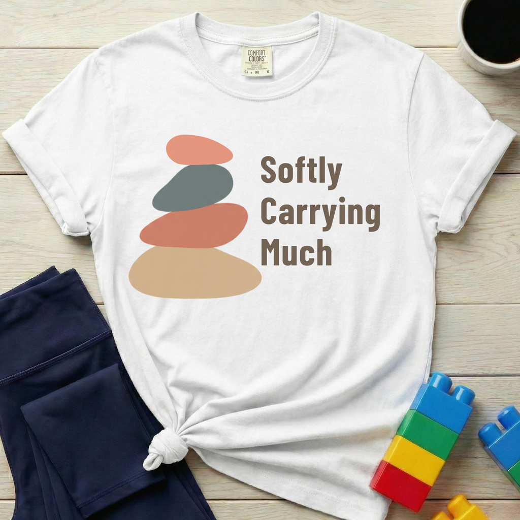 Softly Carrying Much T-shirt