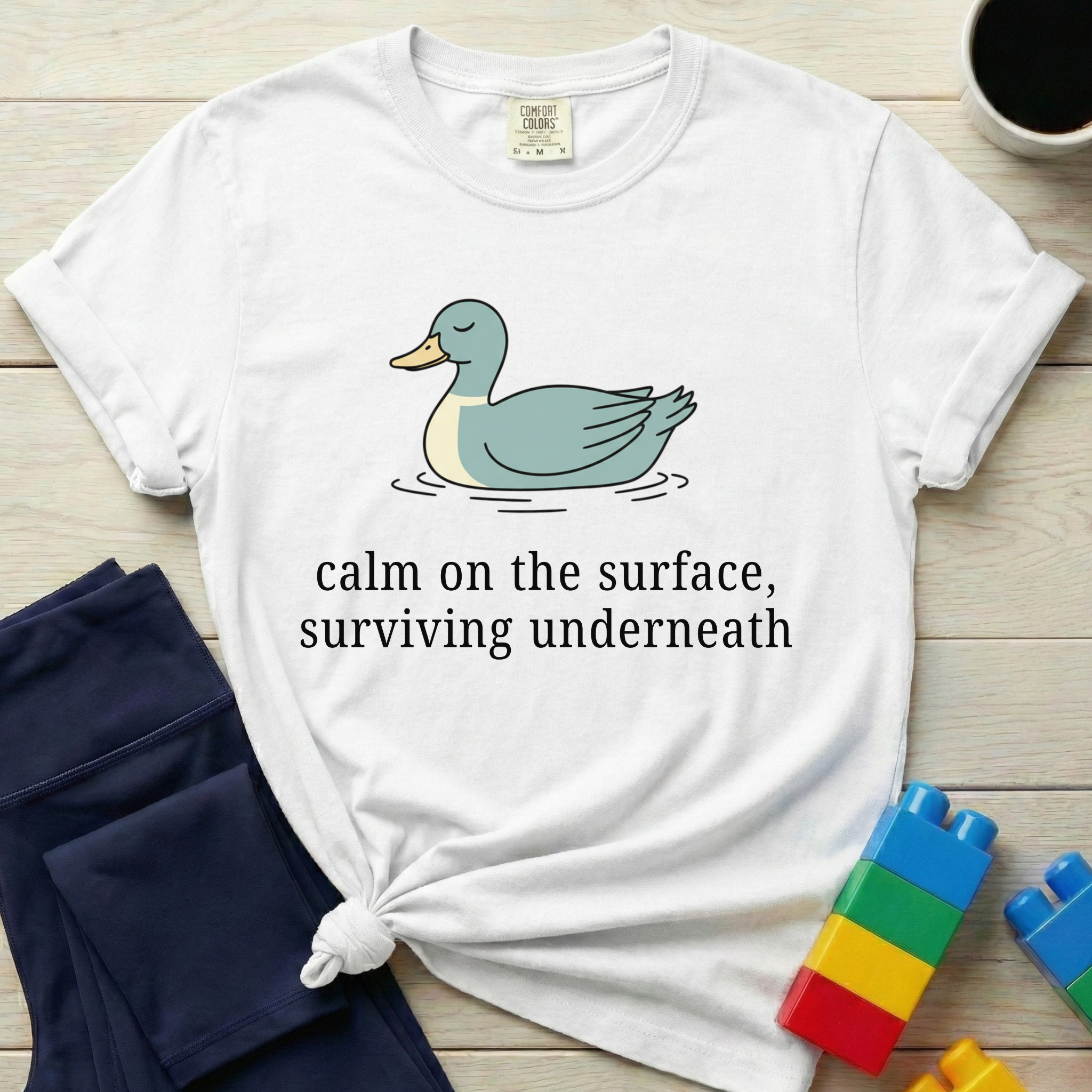 Calm On The Surface Surviving Underneath T-shirt